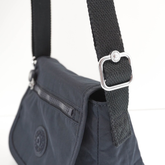 Kipling Sabian Crossbody Mini Shoulder Bag Polyamide AC8280 True Blue Tonal NWT - Picture 8 of 10